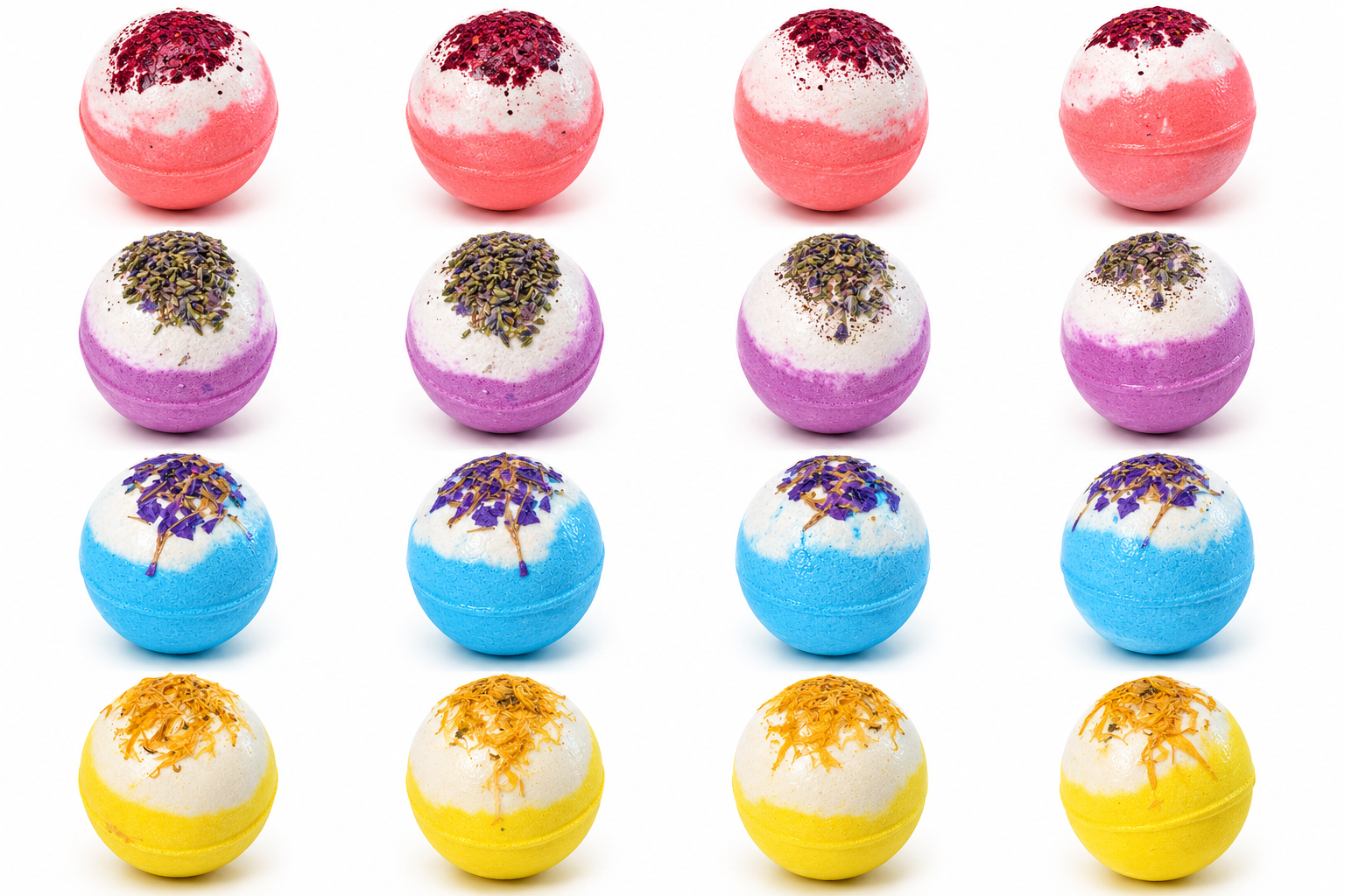 Organic Assorted Bath Bombs – 8 Pack